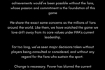 名宿声明：FIFA现任管理层治下的足球运动正在背离其核心价值观